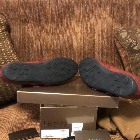 Gucci ostrich sneakers 170577  size 11G / 12 US. - Picture 13 of 15